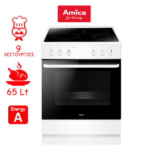ΚΟΥΖΙΝΑ ΕΛΕΥΘΕΡΗ ΕΜΑΓΙΕ AMICA ACE6003B ΛΕΥΚΗ