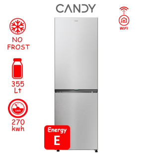 ΨΥΓΕΙΟΚΑΤΑΨΥΚΤΗΣ CANDY CNCQ4T618EX ΙΝΟΧ ΕΛΛΗΝΙΚΗΣ ΑΝΤΙΠΡΟΣΩΠΕΙΑΣ
