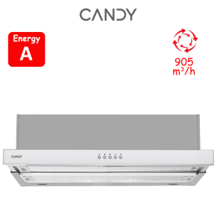 ΑΠΟΡΡΟΦΗΤΗΡΑΣ 60cm CANDY CT6360IN ΣΥΡΟΜΕΝΟΣ INOX - 36901802