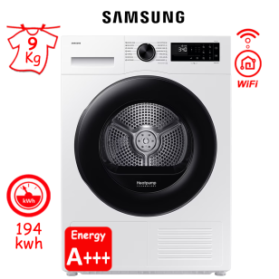 ΣΤΕΓΝΩΤΗΡΙΟ DV90DG52A0AELE (9Kg) ΕΛΛΗΝΙΚΗΣ ΑΝΤΙΠΡΟΣΩΠΕΙΑΣ ME WiFi