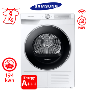 ΣΤΕΓΝΩΤΗΡΙΟ SAMSUNG DV90T8240SH/S6 (9Kg) ΕΛΛΗΝΙΚΗΣ ΑΝΤΙΠΡΟΣΩΠΕΙΑΣ ME WiFi