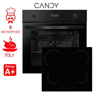 ΣΕΤ ΕΝΤΟΙΧΙΣΜΟΥ CANDY ΦΟΥΡΝΟΣ + ΕΣΤΙΑ F IDCP X615 L + CH64CCB/4U2 – ΕΛΛΗΝΙΚΗΣ ΑΝΤΙΠΡΟΣΩΠΕΙΑΣ