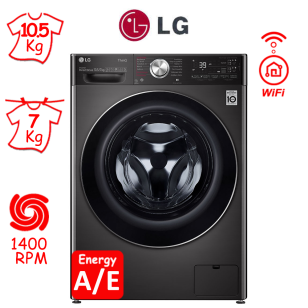 ΠΛΥΝΤΗΡΙΟ ΣΤΕΓΝΩΤΗΡΙΟ LG F4DV910H2SA (10,5Kg ΠΛΥΣ / 7Kg ΣΤΕΓ / 1400RPM) STEAM TURBO WASH ΕΛΛΗΝΙΚΟΥΣ ΧΑΡΑΚΤΗΡΕΣ ΝΕΟ