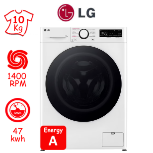 ΠΛΥΝΤΗΡΙΟ ΡΟΥΧΩΝ LG F4R5010TSWW (10Kg / 1400RPM) ΕΛΛΗΝΙΚΗΣ ΑΝΤΙΠΡΟΣΩΠΕΙΑΣ ΛΕΥΚΟ NEO ΜΟΝΤΕΛΟ