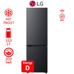 ΨΥΓΕΙΟΚΑΤΑΨΥΚΤΗΣ LG GBBSJ10DEP ΑΝΘΡΑΚΙ ΕΛΛΗΝΙΚΗΣ ΑΝΤΙΠΡΟΣΩΠΕΙΑΣ