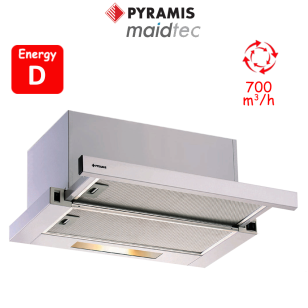 ΑΠΟΡΡΟΦΗΤΗΡΑΣ 60cm INOX TURBO 60 MAIDTEC (BY PYRAMIS) ΣΥΡΟΜΕΝΟΣ - 065037201