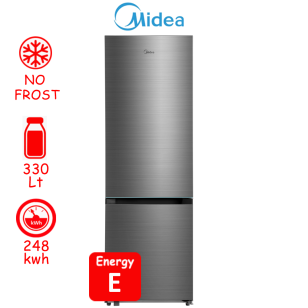 ΨΥΓΕΙΟΚΑΤΑΨΥΚΤΗΣ MIDEA MDRB457FGE46 ΙΝΟΧ ΕΛΛΗΝΙΚΗΣ ΑΝΤΙΠΡΟΣΩΠΕΙΑΣ