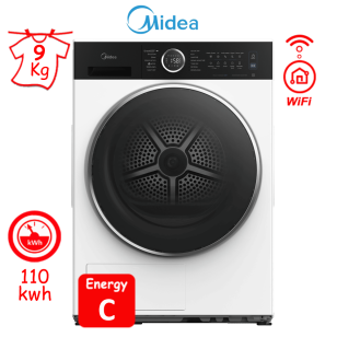 ΣΤΕΓΝΩΤΗΡΙΟ MIDEA MD205H90BW/W-GR (9Kg) ΛΕΥΚΟ ME WiFi ΕΛΛΗΝΙΚΗΣ ΑΝΤΙΠΡΟΣΩΠΕΙΑΣ