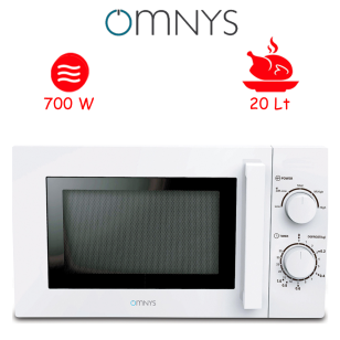 ΦΟΥΡΝΟΣ ΜΙΚΡΟΚΥΜΑΤΩΝ  OMNYS MWN-MM72021W ΑΝΑΛΟΓΙΚΟΣ ΛΕΥΚΟΣ 00163722
