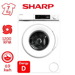 ΠΛΥΝΤΗΡΙΟ ΡΟΥΧΩΝ SHARP ES-NFA7121WD-GR  (7Kg / 1200RPM) ΕΛΛΗΝΙΚΗΣ ΑΝΤΙΠΡΟΣΩΠΕΙΑΣ