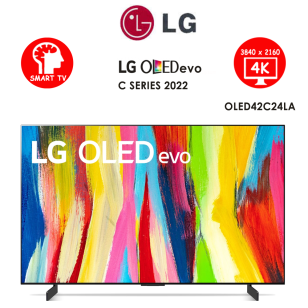 ΤΗΛΕΟΡΑΣΗ LG OLED42C24LA 4K SMART TV ΕΛΛΗΝΙΚΗΣ ΑΝΤΙΠΡΟΣΩΠΕΙΑΣ ΝΕΟ ΜΟΝΤΕΛΟ (2022)