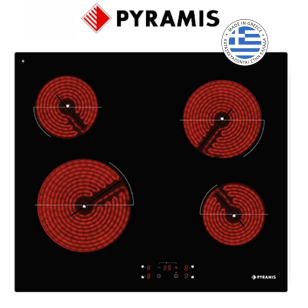 ΕΣΤΙΑ ΕΝΤΟΙΧΙΖΟΜΕΝΗ ΚΕΡΑΜΙΚΗ PYRAMIS PHC62430FMB/01 ΕΛΛΗΝΙΚΗΣ ΚΑΤΑΣΚΕΥΗΣ