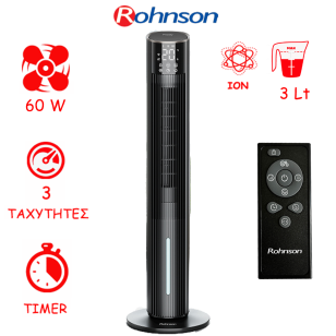 ΑΝΕΜΙΣΤΗΡΑΣ KAI AIR COOLER ΜΕ ΝΕΡΟ R-8803 4 ΣΕ 1 ΜΕ ΙΟΝΙΣΤΗ ΚΑΙ ΤΗΛΕΧΕΙΡΙΣΤΗΡΙΟ