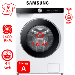 ΠΛΥΝΤΗΡΙΟ ΡΟΥΧΩΝ SAMSUNG WW90DGC6U85LKU4/LE (9Kg / 1400RPM) ΕΛΛΗΝΙΚΗΣ ΑΝΤΙΠΡΟΣΩΠΕΙΑΣ ΝΕΟ ΜΟΝΤΕΛΟ