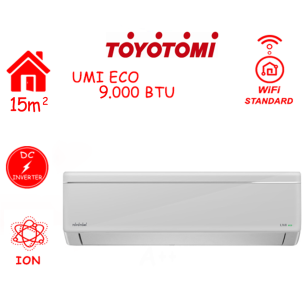 ΚΛΙΜΑΤΙΣΤΙΚΟ TOYOTOMI UMI ECO UTN/UTG-09AP (9.000 BTU) WiFi R32