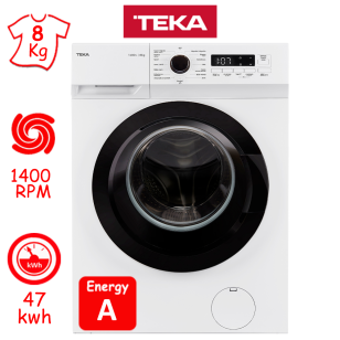 ΠΛΥΝΤΗΡΙΟ ΡΟΥΧΩΝ TEKA WMK 40840 WH (8Kg / 1400RPM) SLIM ΕΙΔΙΚΩΝ ΔΙΑΣΤΑΣΕΩΝ ΕΛΛΗΝΙΚΗΣ ΑΝΤΙΠΡΟΣΩΠΕΙΑΣ