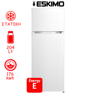 ΨΥΓΕΙΟ ΔΙΠΟΡΤΟ ESKIMO ES RTF204SEWE ΕΛΛΗΝΙΚΗΣ ΑΝΤΙΠΡΟΣΩΠΕΙΑΣ