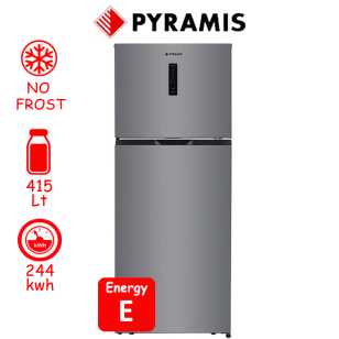 ΨΥΓΕΙΟ ΔΙΠΟΡΤΟ PYRAMIS FSP 178 ΙΝΟΧ (01007301) NO FROST ΕΛΛΗΝΙΚΗΣ ΑΝΤΙΠΡΟΣΩΠΕΙΑΣ