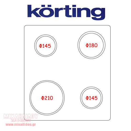 ΕΣΤΙΑ ΕΝΤΟΙΧΙΖΟΜΕΝΗ ΚΕΡΑΜΙΚΗ KORTING KECT641BCSC (734938)