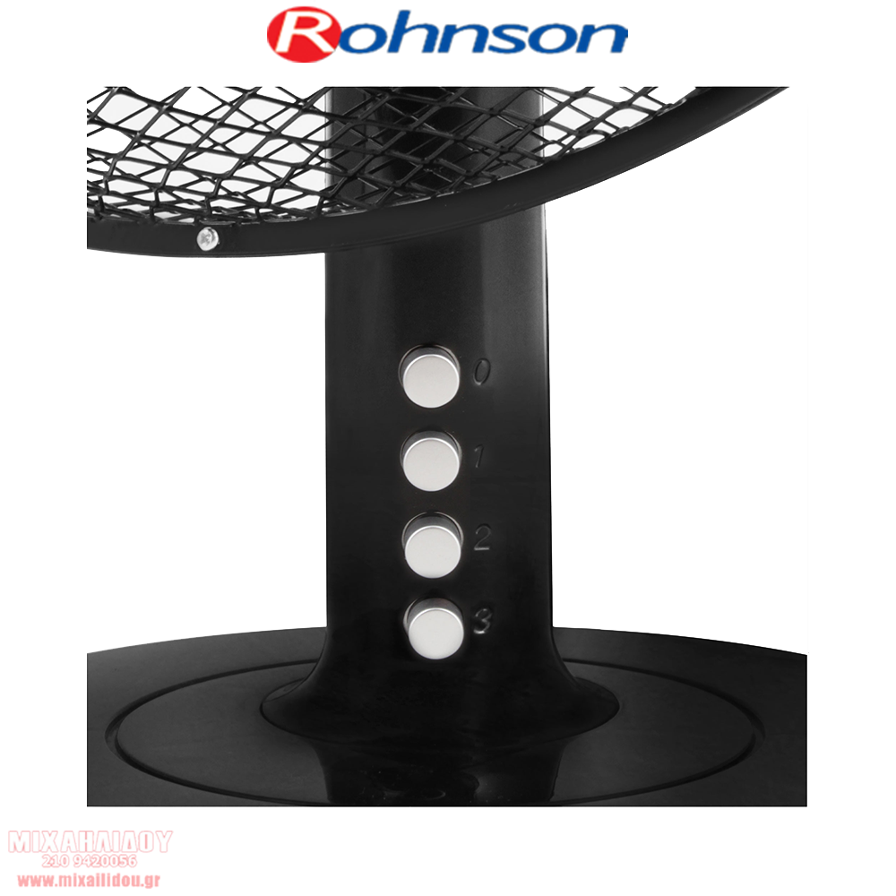 ΑΝΕΜΙΣΤΗΡΑΣ ΕΠΙΤΡΑΠΕΖΙΟΣ ROHNSON R-8361 ΜΑΥΡΟΣ