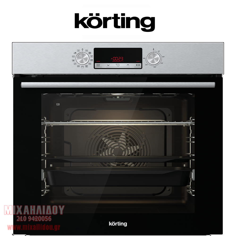 ΣΕΤ ΕΝΤΟΙΧΙΣΜΟΥ ΦΟΥΡΝΟΣ ΜΕ ΕΣΤΙΑ KORTING KBOS6737E06X (740807) & HE6241C (736499) ΕΛΛΗΝΙΚΗΣ ΑΝΤΙΠΡΟΣΩΠΕΙΑΣ